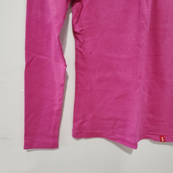 Esprit pink scoop neck ruched pink long sleeve small - Picture 3 of 8